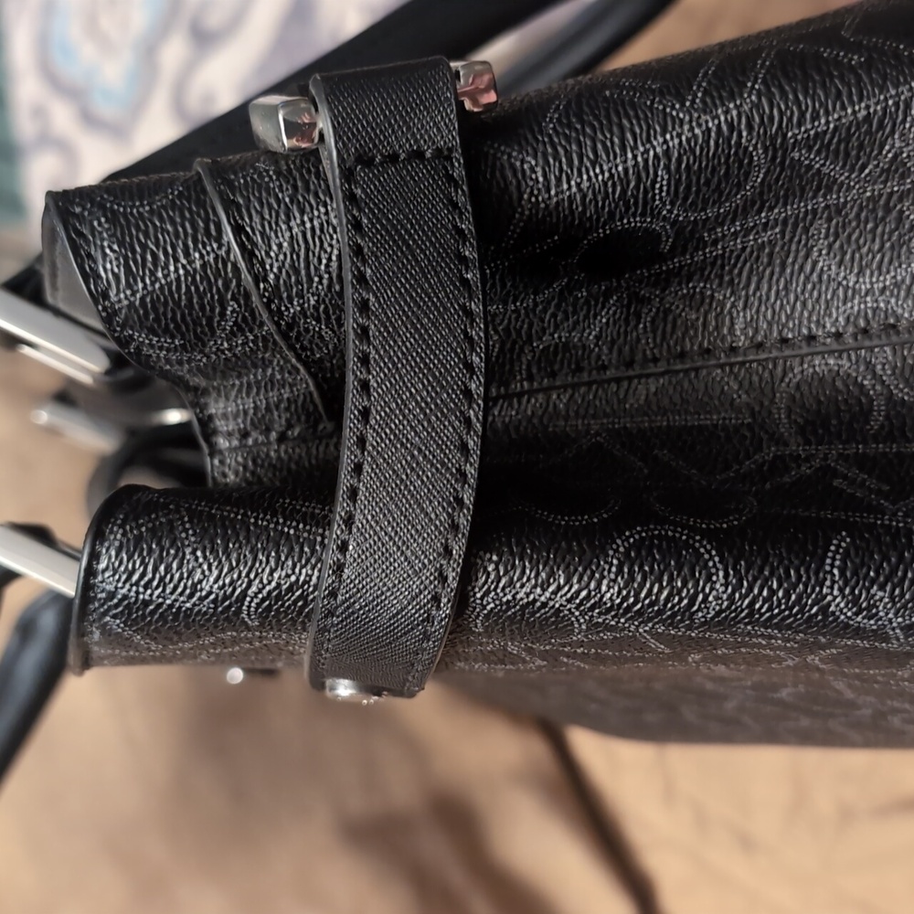 Calvin Klein Satchel with Structured Design and Multiple Pockets - Picture 9 of 10